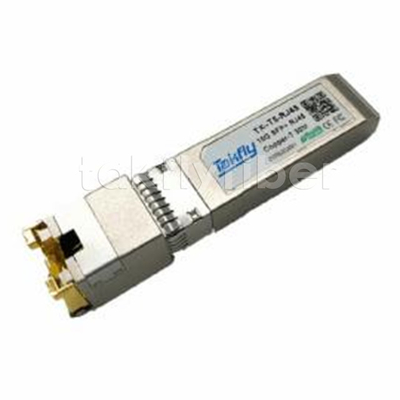 10GBASE-T SFP+ Copper Transceiver Compact RJ-45 assemblage de connecteurs