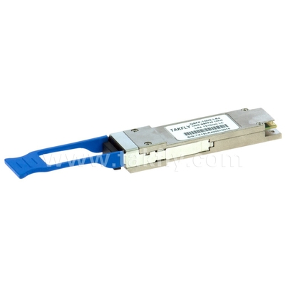 côté client 100Gbps 10KM QSFP28 LR4 avec émetteur-récepteur DDM Longueur de fibre haute puissance 1m Connexions télécom
