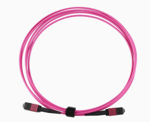 FTTH Intérieur extérieur LSZH Cordon de patch en fibre optique en PVC 12/24/48/96/144 Connecteur MPO/MTP