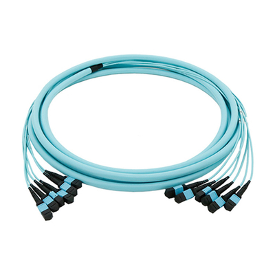 12/24/48/96/144 noyaux LC SC FC MPO MTP câble troncal Jumper câble à fibre optique