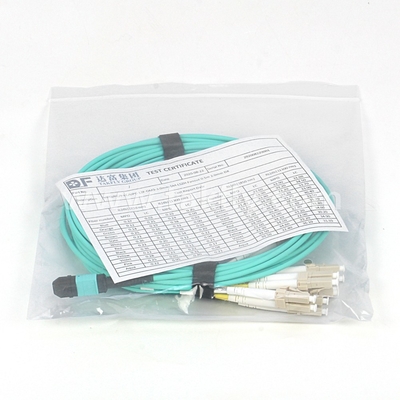 12/24/48/96/144 noyaux LC SC FC MPO MTP câble troncal Jumper câble à fibre optique