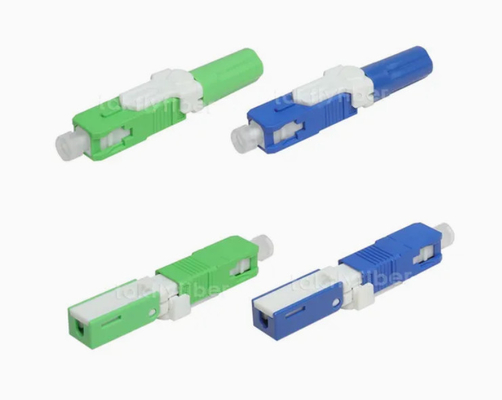 Connecteur de type LC Connecteur rapide SC pour câble à fibre optique Diamètre de fibre 0,125 mm