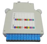 Boîte de bornes à fibre optique pour montage de rail DIN avec matériau ABS durable