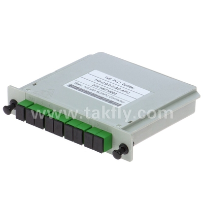 1*8 Mode unique G657A1 Fibre Casette Type LGX PLC Splitter avec connecteur Sc/APC Haute fiabilité et stabilité