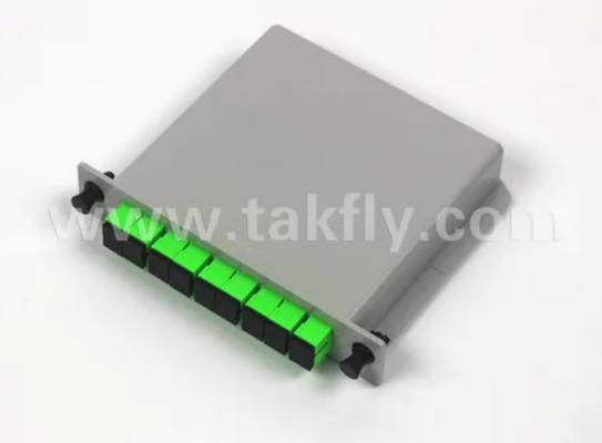 1*8 Mode unique G657A1 Fibre Casette Type LGX PLC Splitter avec connecteur Sc/APC Haute fiabilité et stabilité