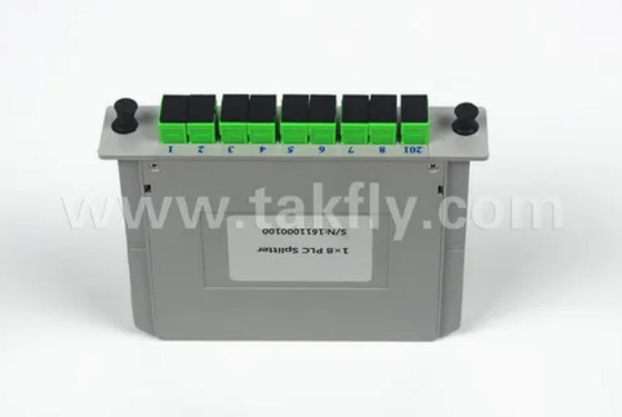 1*8 Mode unique G657A1 Fibre Casette Type LGX PLC Splitter avec connecteur Sc/APC Haute fiabilité et stabilité