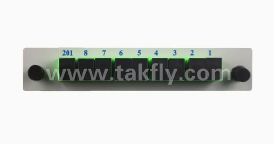 1*8 Mode unique G657A1 Fibre Casette Type LGX PLC Splitter avec connecteur Sc/APC Haute fiabilité et stabilité