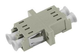 Adaptateur APC LC de 125 μm de diamètre de fibre avec type de polissage