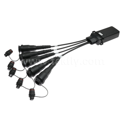 Résistance à l'eau 1X4 Mini Supertap Type de fermeture de terminal Splitter PLC à fibre optique avec connecteurs compatibles Supertap Femme Optitap