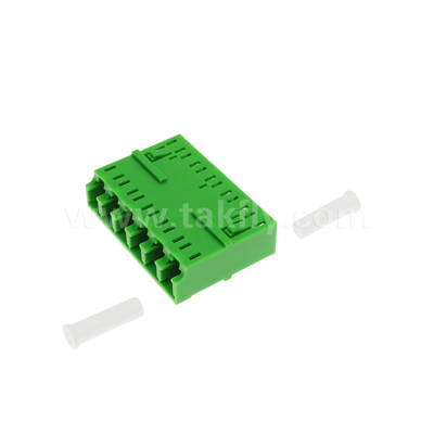 LC/APC 6 modes adaptateur, SM OS2, vert, sans bride mode unique pour le réseau
