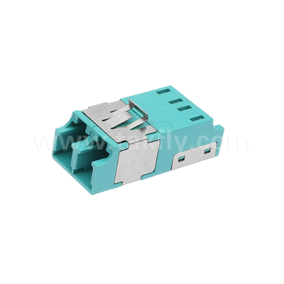 2 ports LC Duplex Quad Adapteur anti-poussière