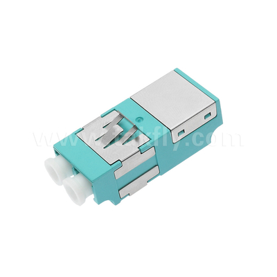 2 ports LC Duplex Quad Adapteur anti-poussière