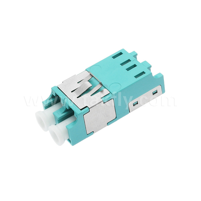 2 ports LC Duplex Quad Adapteur anti-poussière