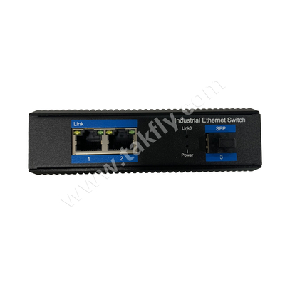 Commutateur Ethernet POE industriel 2 ports Gigabit avec fente SFP