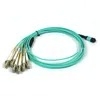 MTP-LC câble à fibre optique de patch plénium jumper