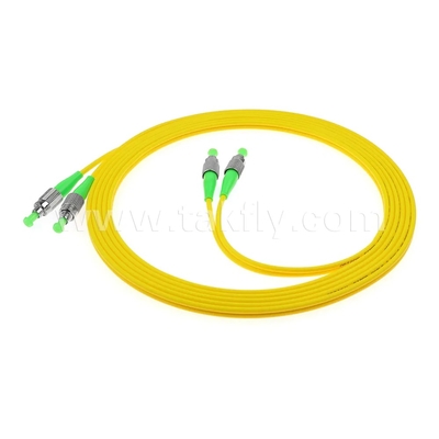 Cordon de raccordement fibre optique duplex E2000-SC 1,6 mm G652D G657A Monomode