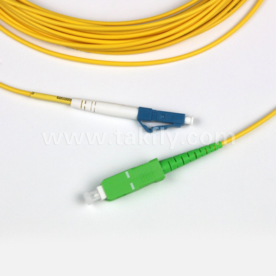 Cordon de raccordement fibre optique Duplex OS2 LC-SC 3,0 mm 10 m