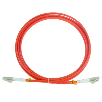 Cordon de raccordement fibre optique OM3 duplex LC 0,9 mm-3,0 mm PVC/LSZH