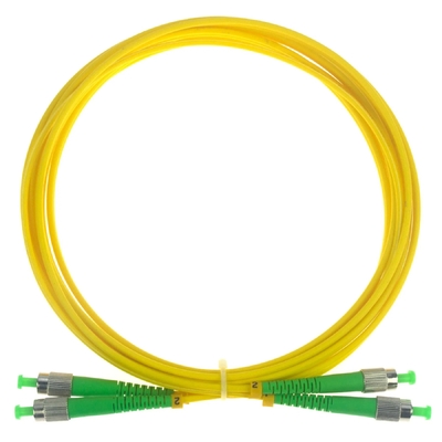 Le câble de patch en fibre duplex Takfly FC-FC est de 2m 62.5/125um 3.0mm