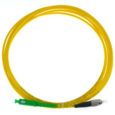 FC to FC Multimode 50/125 Duplex Fiber Optic Patch Cord for 10Gbps Networks with Low Insertion Loss and High Return Loss