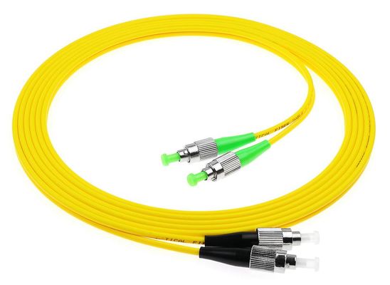 FC-FC Duplex Fiber Optic Patch Cord UPC/APC LSZH/PVC Jacket