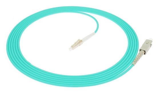 Le câble de patch en fibre optique simple LC-SC PVC/LSZH/TPU SM/MM