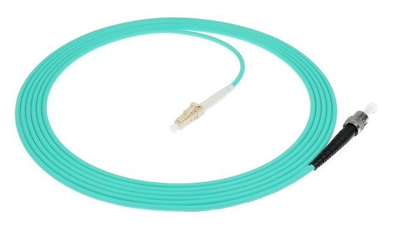 Le câble de patch en fibre optique simple LC-ST PVC/LSZH/TPU SM/MM