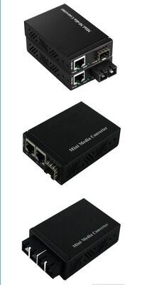 Convertisseur de média Mini 10/10011000Base-TX vers 1000Base-FX