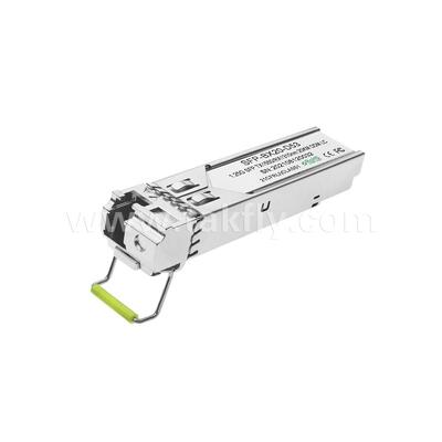 Module émetteur-récepteur SFP 1,25 Gbit/s 20 km LC Portée Tx1310nm/Rx1550nm Bidirectionnel pour Data Center FTTH FTTX