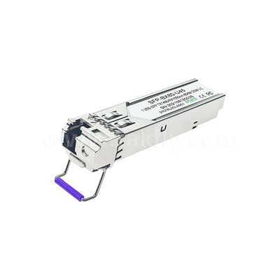 Module de récepteur SFP 1,25 Gbps 80 km portée LC Tx1490nm/Rx1550nm SFP bi-directionnel pour le centre de données FTTH FTTX