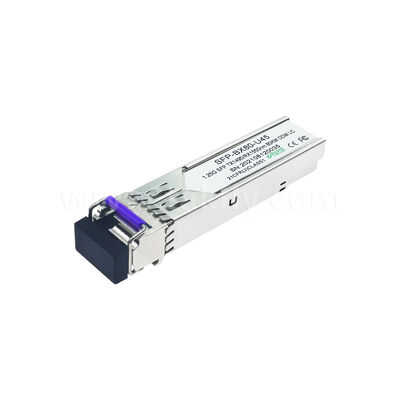 Module de récepteur SFP 1,25 Gbps 80 km portée LC Tx1490nm/Rx1550nm SFP bi-directionnel pour le centre de données FTTH FTTX