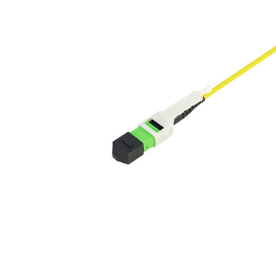 Connecteur MPO MTP en fibre optique avec TAB SM MM OM3 OM4 OM5 câble de rupture en fibre optique câble de patchcord en fibre optique/câble de patch en fibre optique/câble de tronc en fibre optique/câble de débit en fibre optique pour haute densité