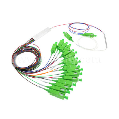 1x2FBT + 1x16 PLC MINI Splitter PLC à fibre optique de 0,9 mm