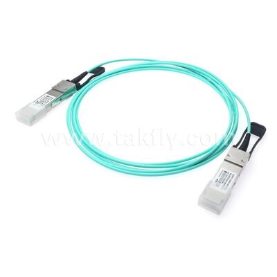 AOC câbles optiques actifs fibre 100 Gbps QSFP28 à QSFP28 pour le centre de données FTTH FTTX