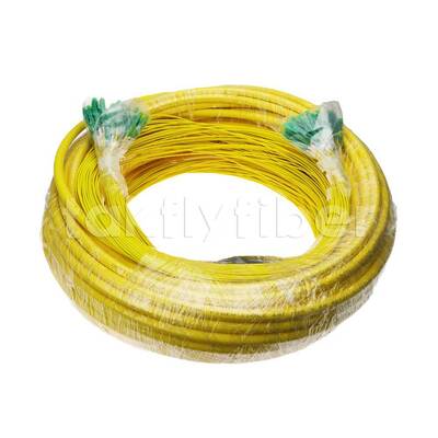 Câble de raccordement fibre optique à éventail LC monomode G657A1 48 fibres classé CPR Dca