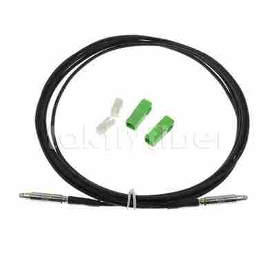 Cordon de fibre optique FTTH CPR, enfichable, avec gaine TPU de 3,0 mm et fibre G657A2