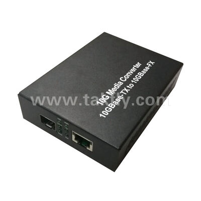 Convertisseur multimédia 10g SFP+ et RJ45 Port fibre optique pour FTTH Data Center Telecom