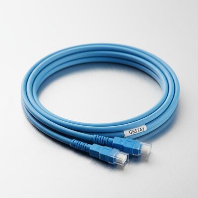 Uniboot Duplex Fibre Optique Patchcord 2.0 mm de diamètre avec fibre G657A1 et connecteur PC LC LSZH