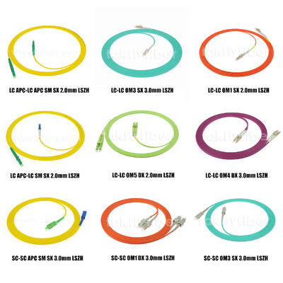 Fiber Optic Patchcord OEM LC/Sc/FC/St Singlemode/Multimode Upc/APC Simplex/Duplex Jumper