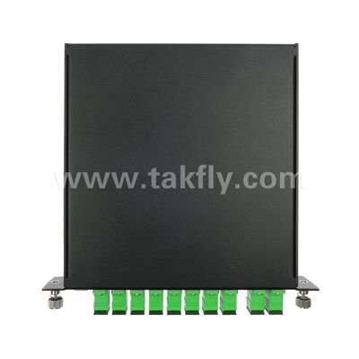 CWDM 8+1Channel MUX+DEMUX LGX Module à fibre optique pour le centre de données FTTX