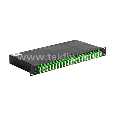 DWDM 100 GHz AWG 40CH MUX+DEMUX Fibre optique pour les centres de données Télécom 5G
