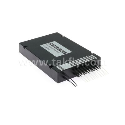 Module MUX+DEMUX DWDM à 8+1 canaux en fibre optique pour centres de données, télécommunications et 5G