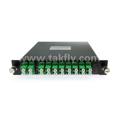 DWDM 8+1Channel MUX+DEMUX LGX Module en fibre optique pour les centres de données Télécom 5G