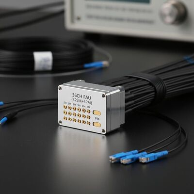 Unité de fibre 36CH FAU avec structure hybride haute densité et alignement de précision pour les centres de données