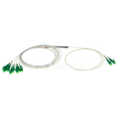 PLC Splitter 2*N Tubes en acier SC APC/UPC 0.9mm Fibre optique pour les centres de données Télécom FTTX