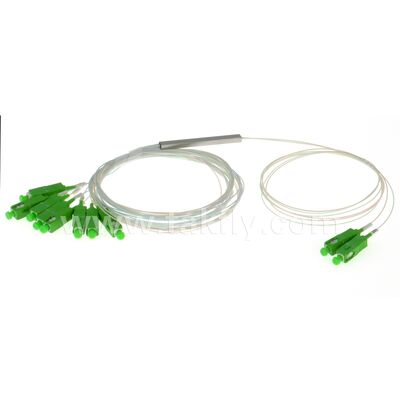 PLC Splitter 2*N Tubes en acier SC APC/UPC 0.9mm Fibre optique pour les centres de données Télécom FTTX