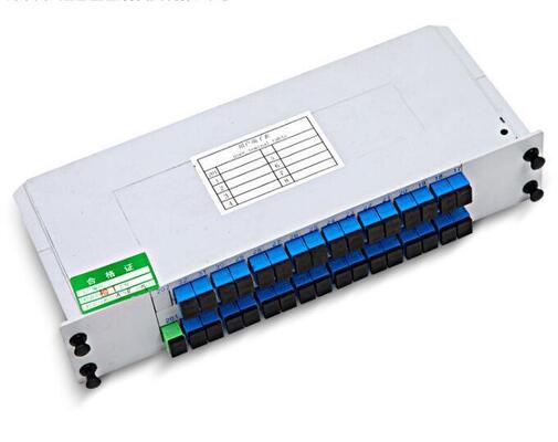 Fiber Optic PLC Splitter LGX Singlemode G657A SC APC/UPC for Data Center Telecom FTTx