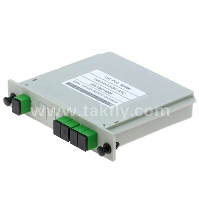 PLC Splitter LGX mode unique G657A SC APC/UPC Fibre optique pour le centre de données Télécom FTTx
