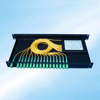 Montage de rack de séparation PLC mode unique G657A SC APC/UPC Fibre optique pour centre de données Télécom FTTx