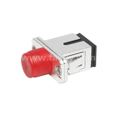 FC-SC Coupler Adaptateur hybride métallique simple Femme/Femme Fibre optique pour centre de données Télécom FTTX